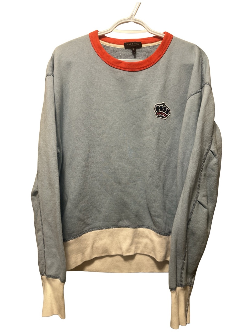 Rag & Bone Colour Block Crewneck Sweater